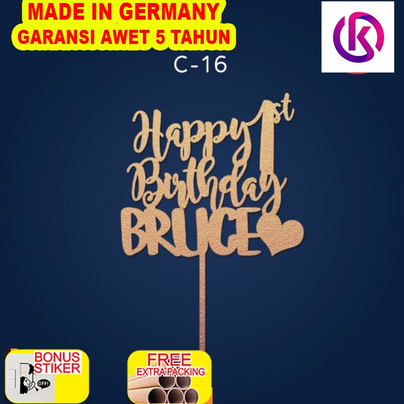 

Promo C-16 Topper / Cake Topper / Hiasan Kue