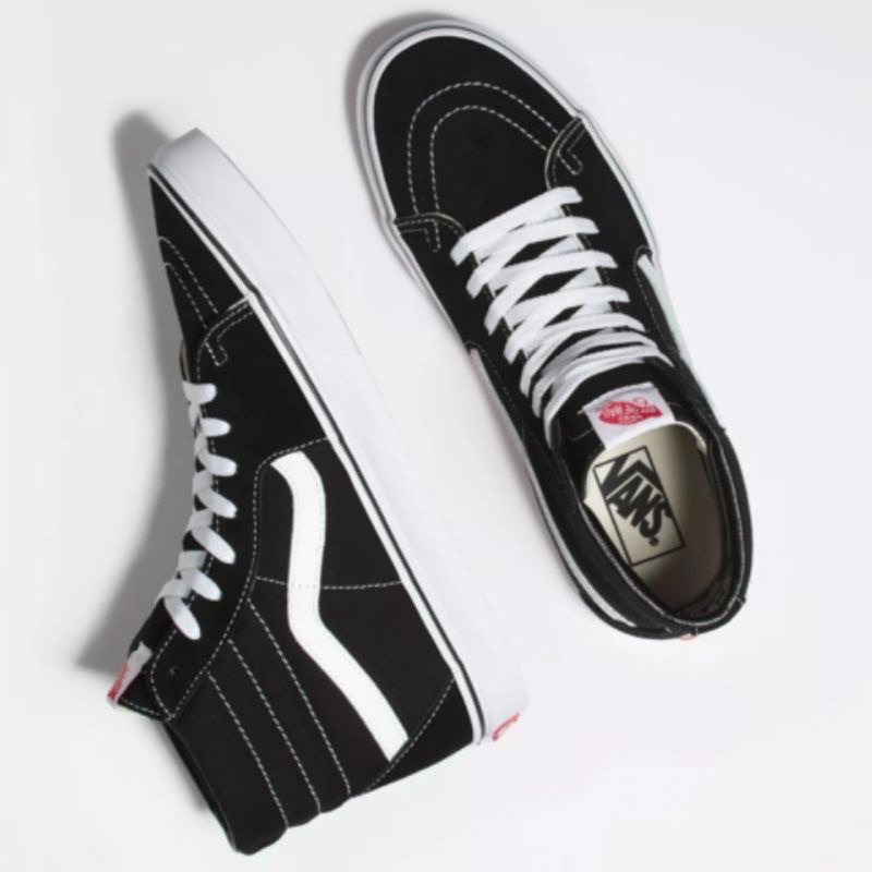 Vans Sk8 Hi Classic Black White Original