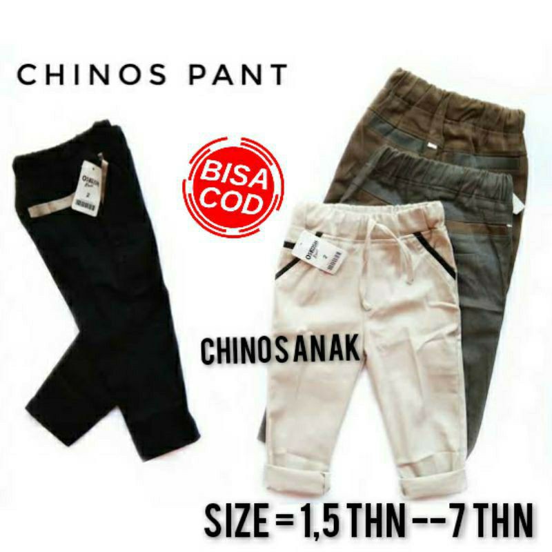 Celana Chino Anak Panjang Oshkosh Usia 1 - 12 Tahun Cewe Cowo UNISEX