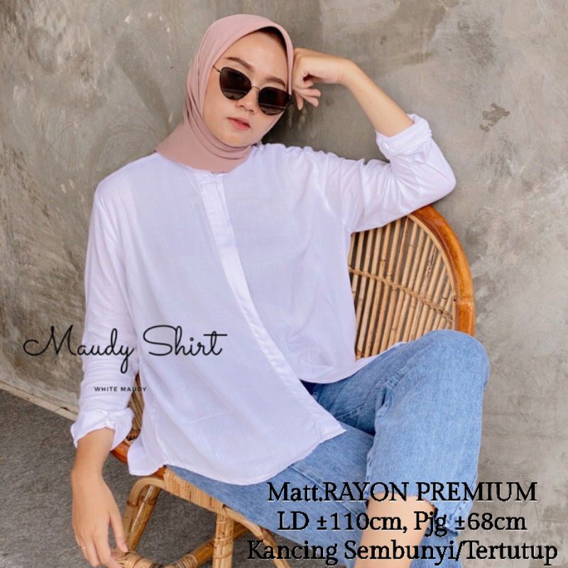 Maudy Shirt RAYON PREMIUM LD ±110cm //JF448