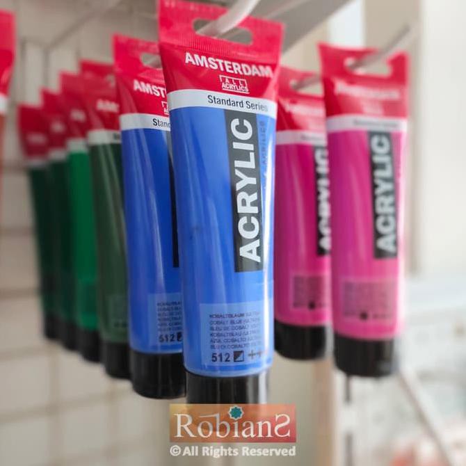 

{{BAYAR DI TEMPAT}} Cat Amsterdam - Standard - Cobalt Blue 512 Uk. 120 ml OBRAL [Kode 1|Kode 2|Kode