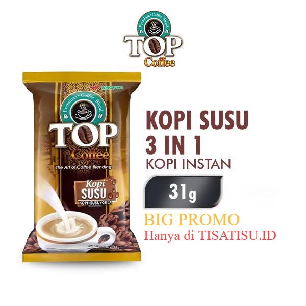 

TOP COFFEE Susu 3IN1 31g PROMO 99 PERAK - TisaTisu