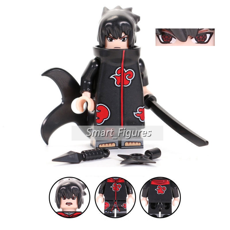 Action Figure Naruto Minifigures Pain Akatsuki Hoshigaki Kisame Uchiha Itachi Sasuke Hidan KDL801 Untuk Hadiah