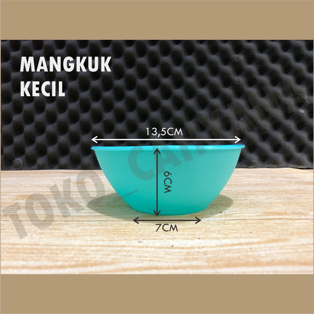 mangkok plastik / mangkok kecil 1 lusin