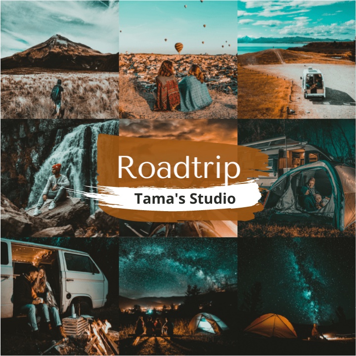 6 Lightroom Preset Roadtrip IOS/Android and Dekstop