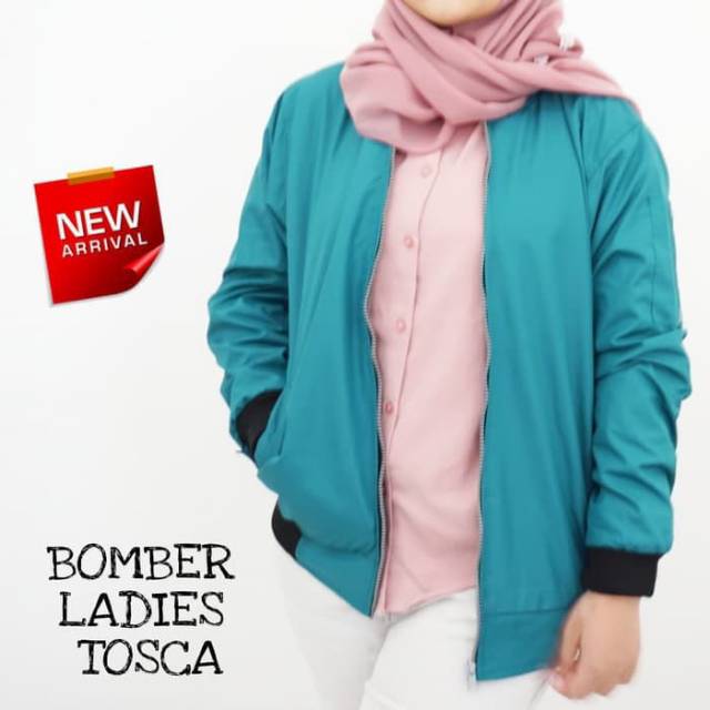 JAKET BOMBER POLOS PREMIUM - JAKET BOMBER WANITA / JAKET DISTRO CEWE