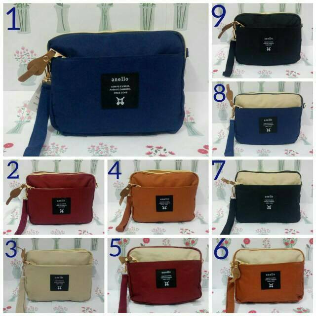 EviBagStore - Original Brand  TAS SELEMPANG/DOMPET ANELLO 4RES