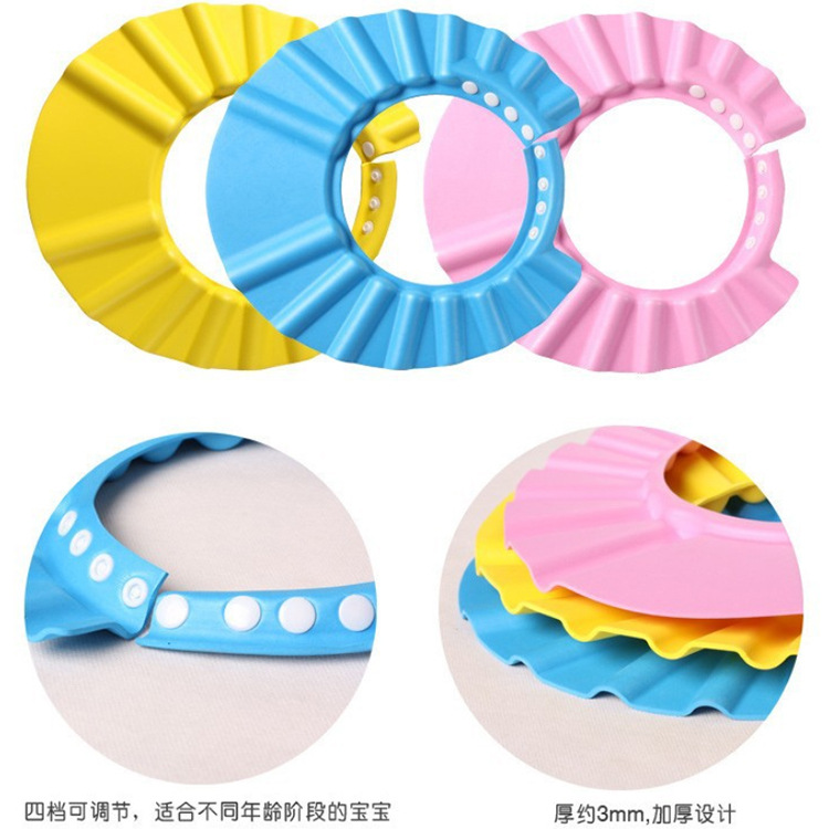 Baby Shampoo Artifact Ear Protection Shampoo Cap Adjustable Waterproof Bathing Shampoo Cap Shower Cap untuk Bayi, Anak-anak dan Anak-anak