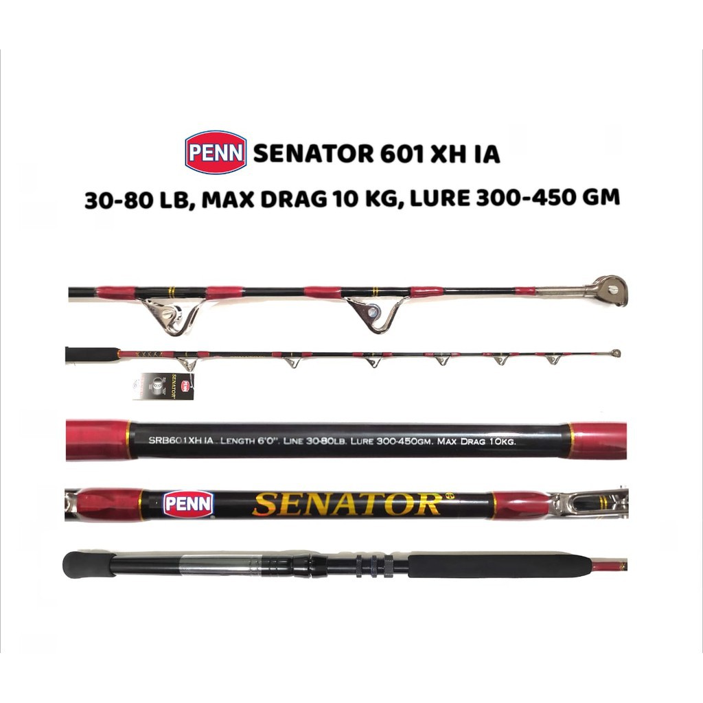 Joran Penn Senator Boat Srbs561Xh 30-80Lb Rod Trolling OH