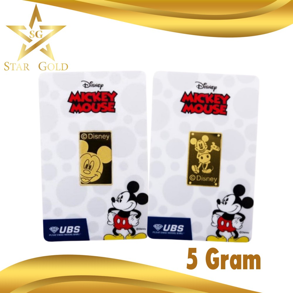Star Gold UBS Disney Mickey Mouse  5GR