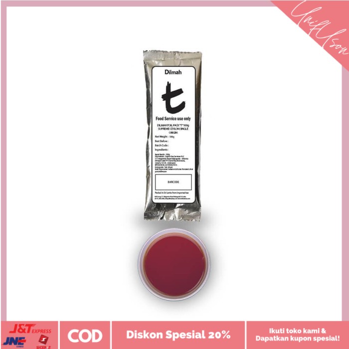 

⭐COD⭐ T-Med Refill The Original Earl Grey 100gr - Loose Tea Daun Teh Kering