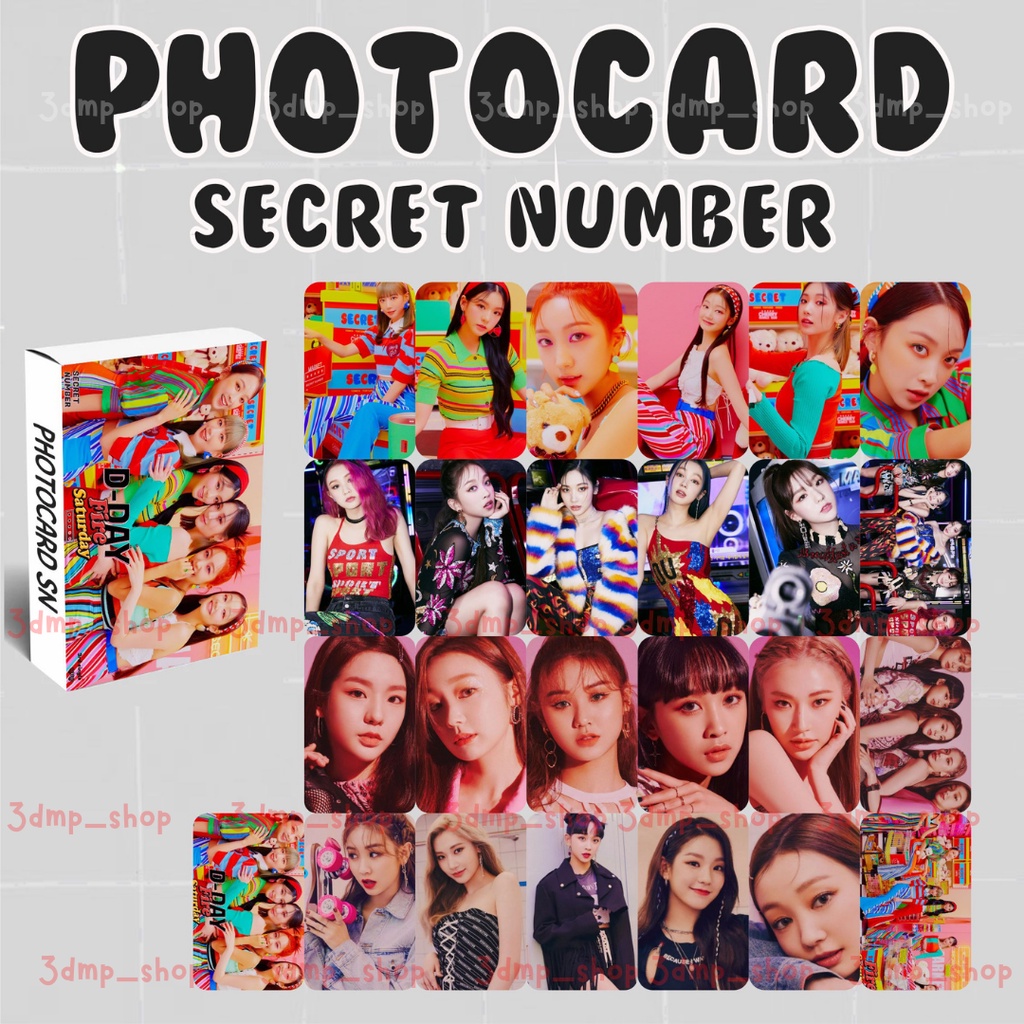 [25 Lembar] Photocard Lomocard photo lomo card Secret Number