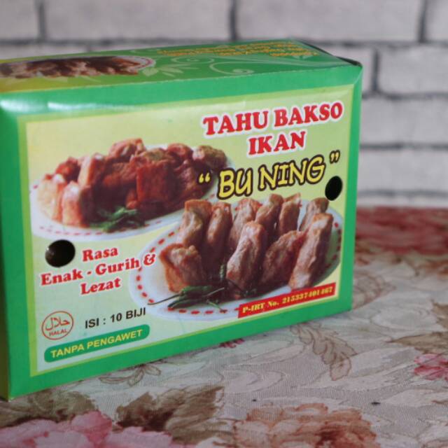 Tahu Bakso Ikan Bu Ning Asli Semarang Shopee Indonesia