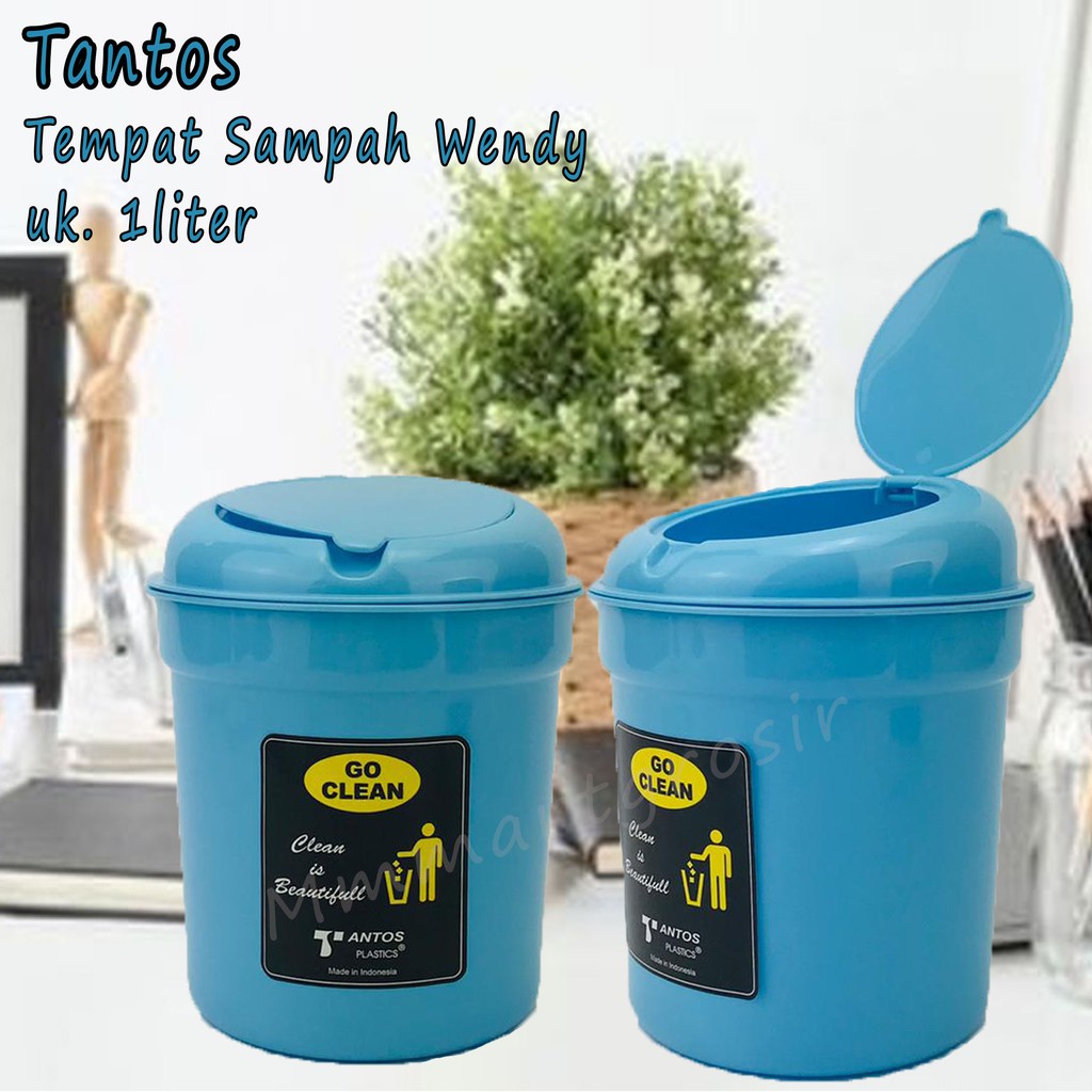 Tempat Sampah * Wendy * Tantos * (5037) * 2.5liter * (5017) * 1 liter