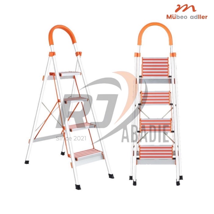 Tangga Rumah Lipat Aluminium Ladder Stainless MULLER 3S Kaki