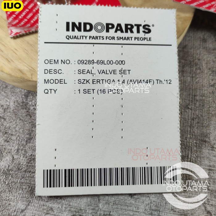 Seal Klep Ertiga APV Baleno Swift Grand Vitara Seal Valve INDOPARTS