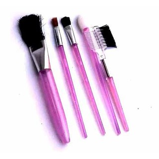 Image of thu nhỏ Kuas Make Up Set 5 Kuas Kosmetik 5 in 1 Harga Per Set Brush Makeup Pembersih Wajah Murah Alat Cantik #1