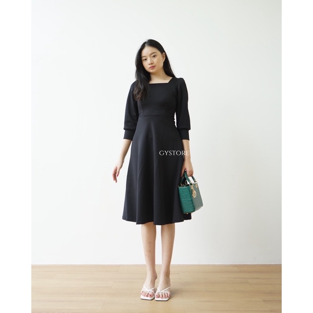 Swan Dress | Midi Dress | Korean Dress