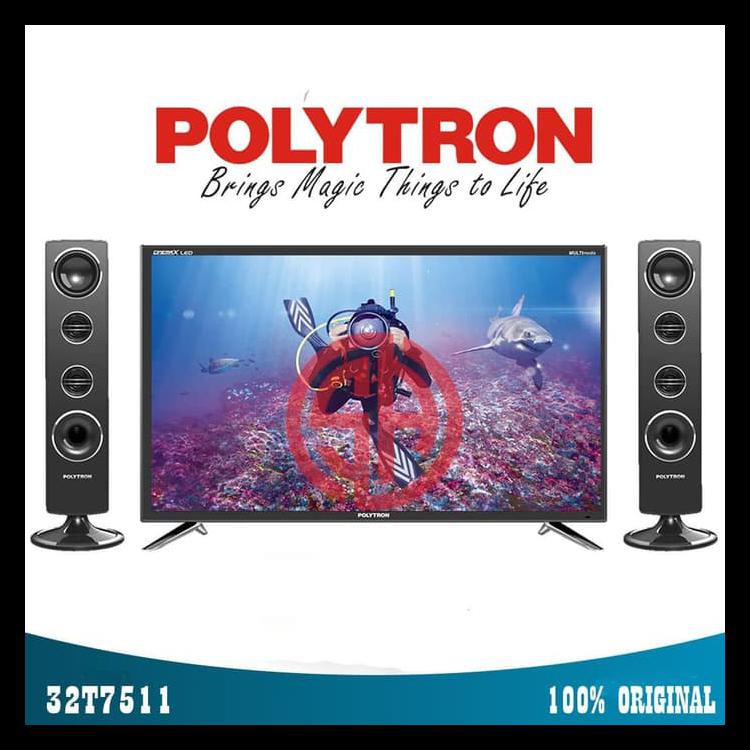 Polytron Pld32T7511 Ty Tv Led - Garansi Resmi 5 Tahun Khusus Jne