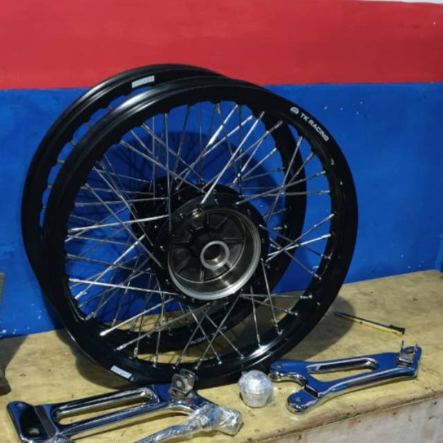 VELG SEPAKET RX KING RXZ RXSPESIAL VELG TK 185 dan 160 RING 18 RUJI TDR TROMOL ORI YGP
