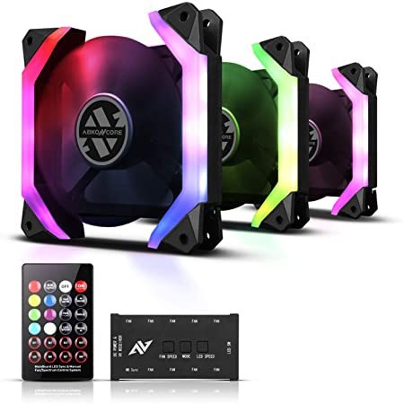 Fan Casing Abkoncore Spider Spectrum RING RGB 3in1 (REMOTE+CONTROLER)