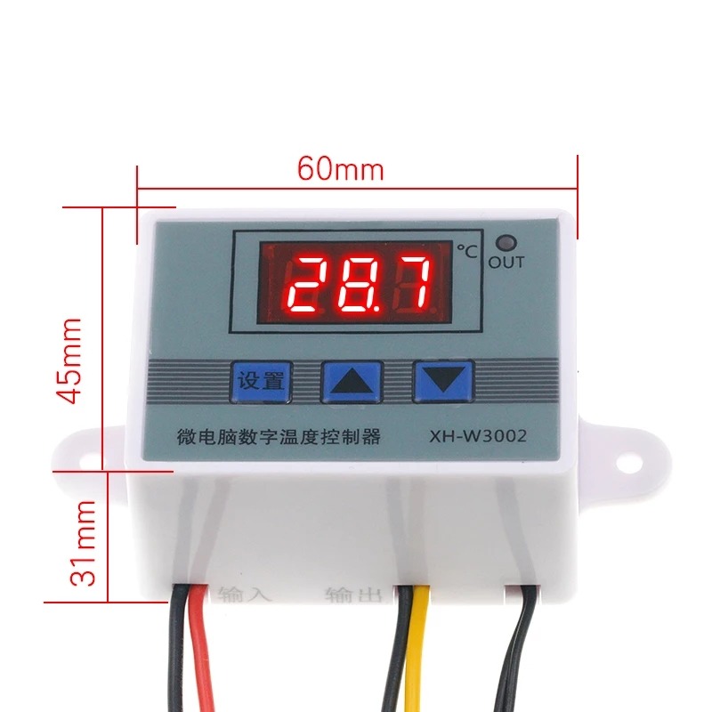 Digital Temperature Thermostat Controller 12V Microcomputer- XH-W3001