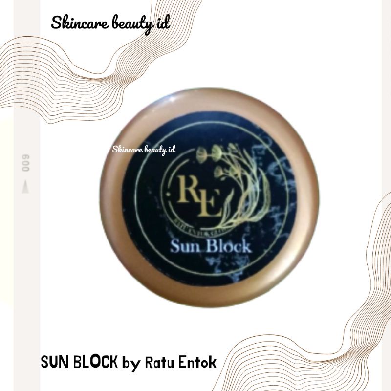 Sunblock RE glow by Ratu entok dijamin Original 100%