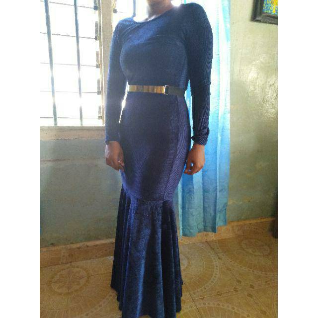 Preloved Dress buludrucoduroy mermaid