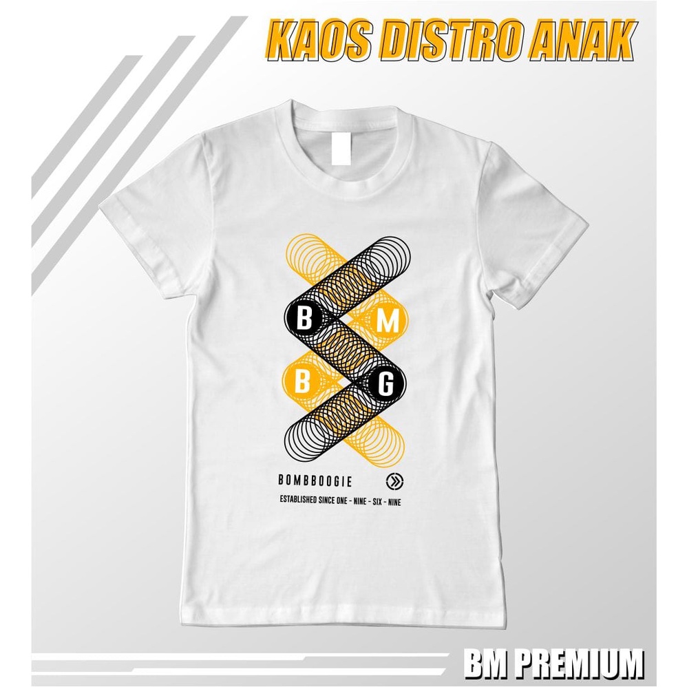 KAOS BOOMBOGIE ORIGINAL/KAOS DISTRO PREMIUM KIDS MOTIF 10 BUAT PEMILIHAN WARNA KAOS ADA DI VARIASI