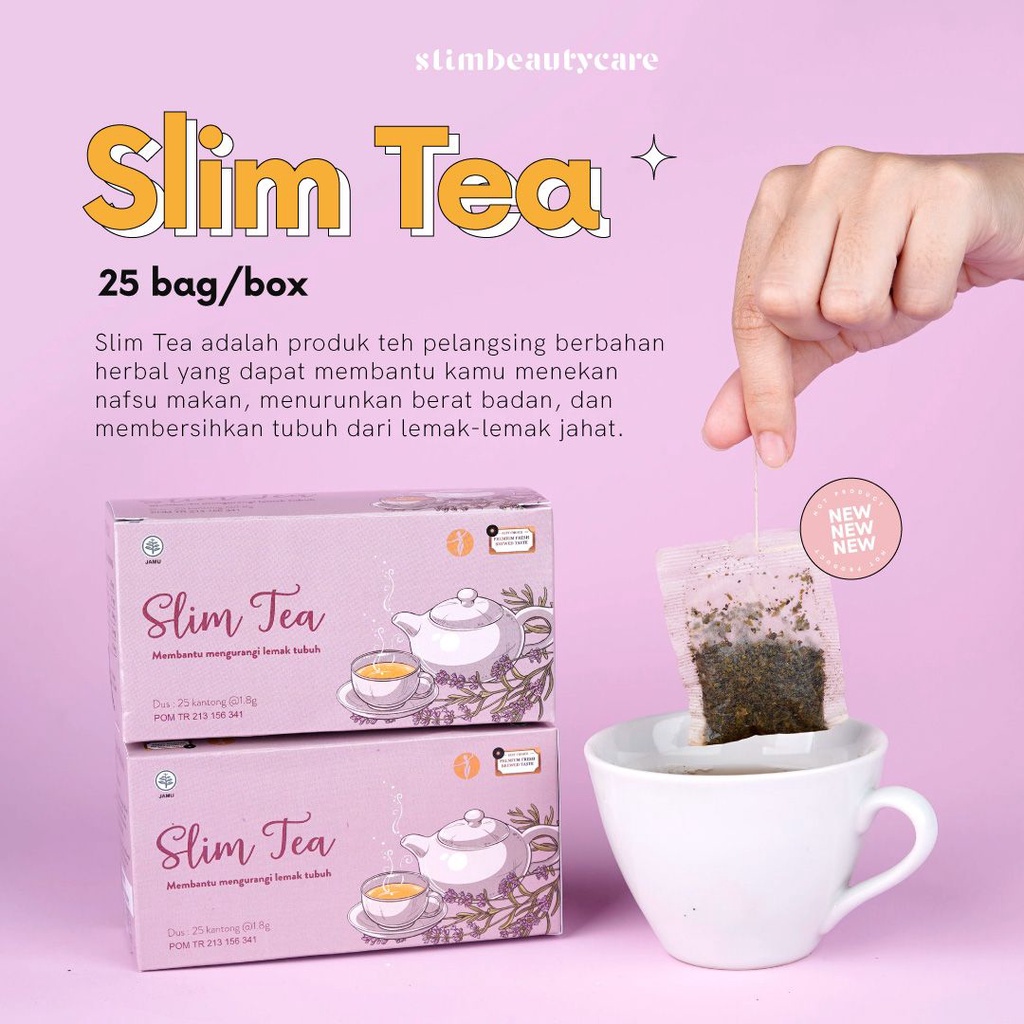 SLIM TEA BY SLIMBEAUTYCARE (TEH PELANGSING / SSLIMMING) BPOM HALAL BUSUI FRIENDLY