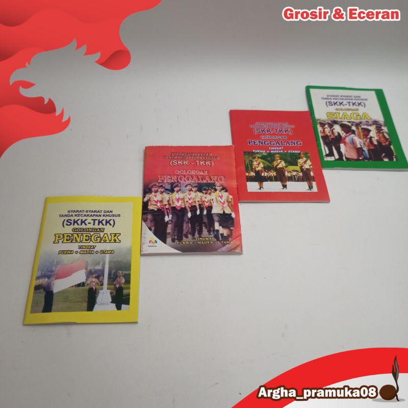 buku SKK/TKK Pramuka  10 pcs