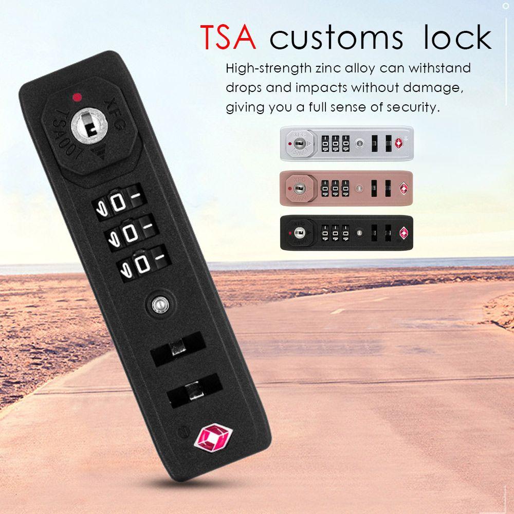 WONDER Tsa Customs Lock Gembok Anti Maling Proteksi Tahan Cuaca Security Safely Code Lock