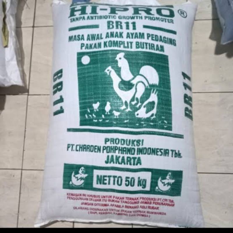 BR 11 VOER AYAM MAKANAN AYAM TERNAK 50000 GRAM (50KG)