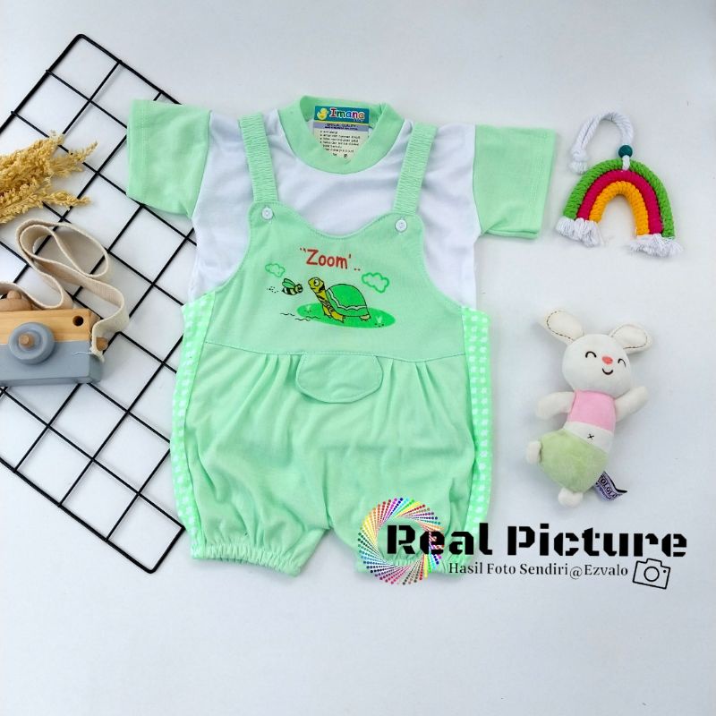 Set baju bayi newborn baju kodok overall bayi unisex 0-9 bulan