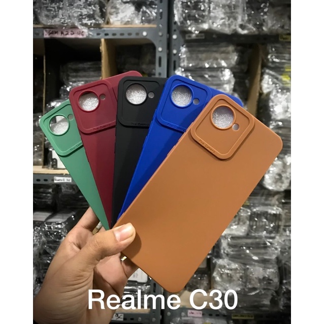 SOFTCASE MACARON PRO CAMERA FOR OPPO A57 4G Realme C30/Silikon Pro Camera oppo A57 4g Realme C30