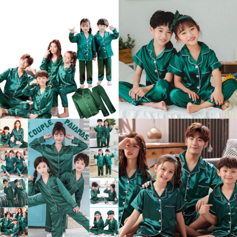 Piyama Couple Ibu dan Anak Satin Silk TOSCA