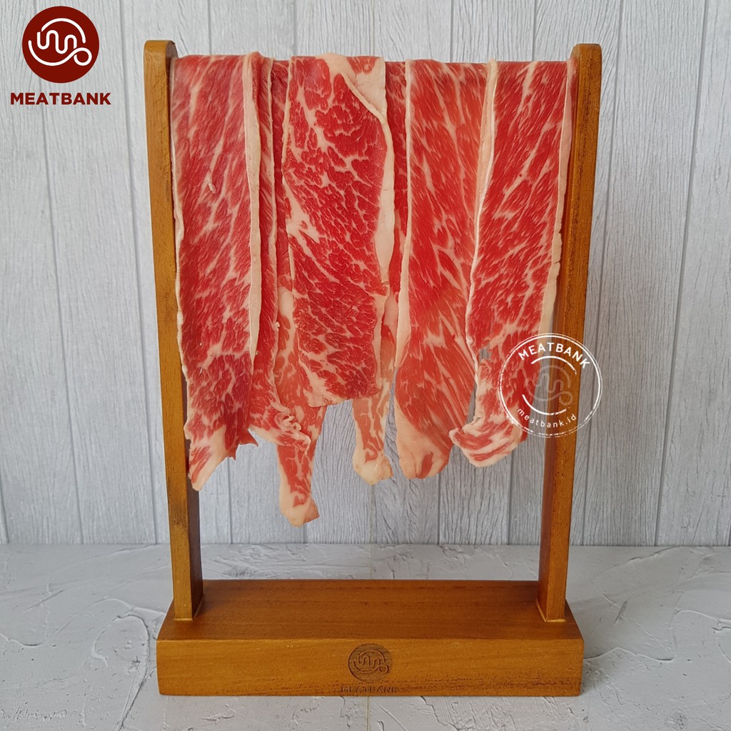 

MEATBANK Slice US Karubi- Hotpot Grill Teppanyaki Shabu Daging Sapi Wagyu Korean BBQ Beef