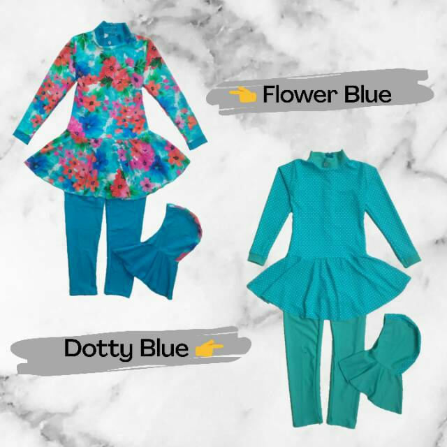 Baju Renang Muslim Anak 6 - 8 Tahun