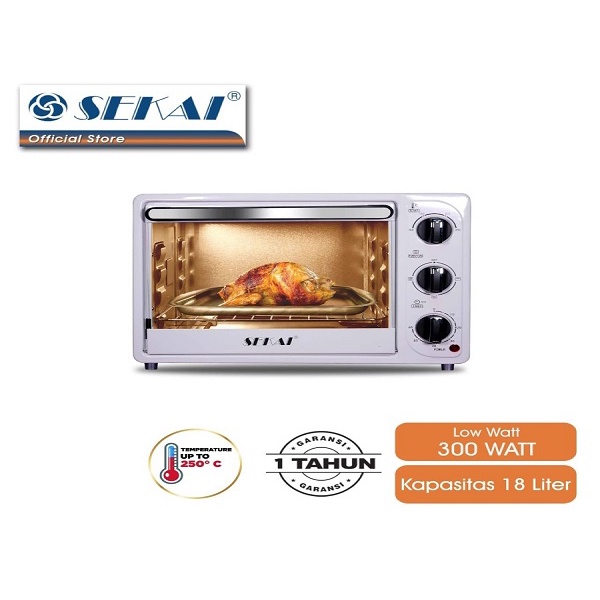 Oven Listrik 18 Liter SEKAI OV 180