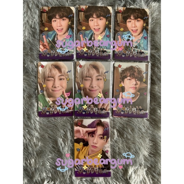 [Ready Stock] RPC Deco Kit BTS Decokit PC Random Photocard Suga Yoongi V Taehyung RM Namjoon JK Jung