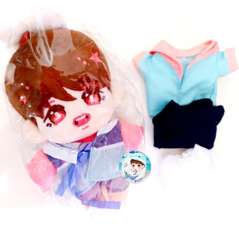 Seventeen doll white rabbit cheol / scoups doll