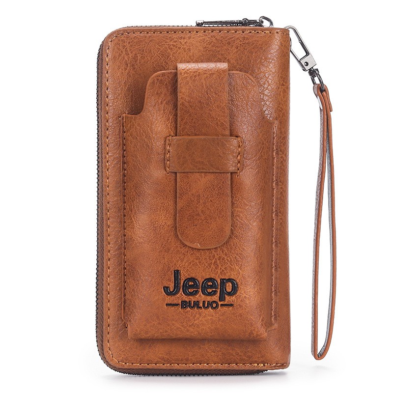 ORIGINAL JEEP BULUO DOMPET HP DAN UANG SEMI KULIT KUALITAS PREMIUM A762