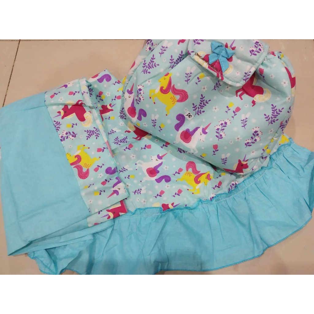 [CO 1K] - Mukena Anak Unicorn Dream Biru Size Baby