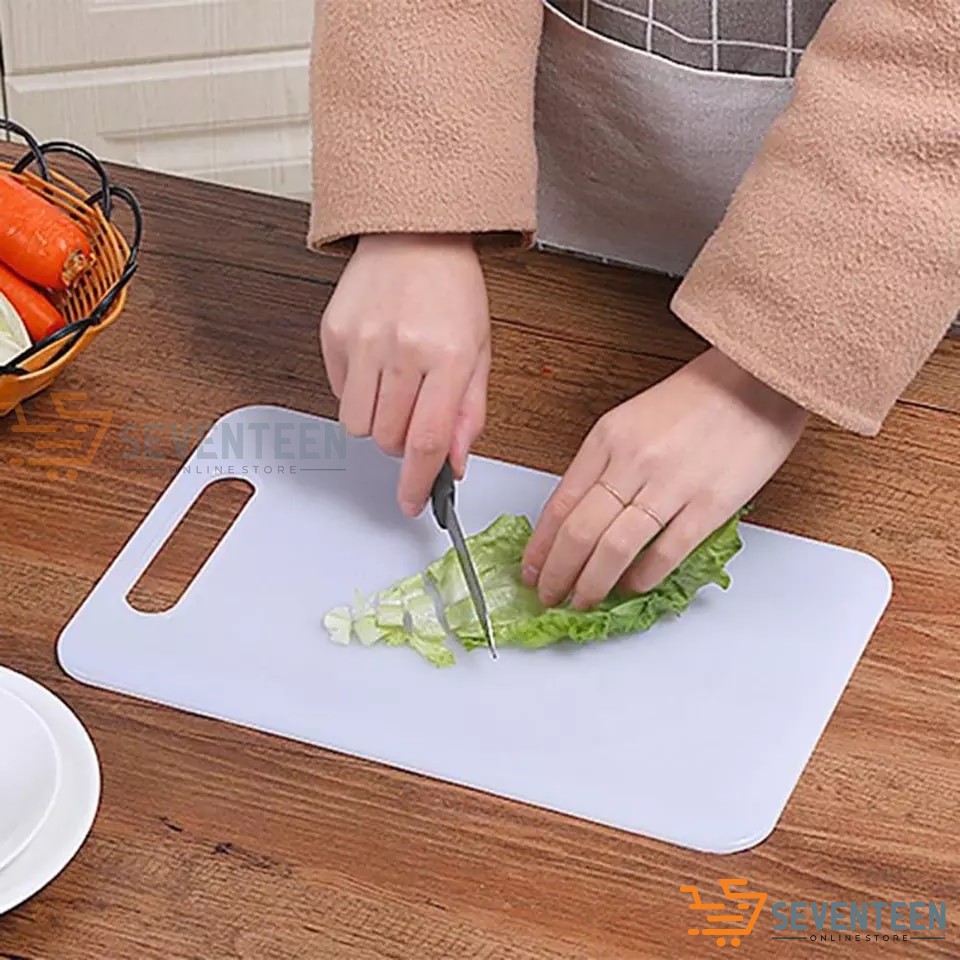 TALENAN PLASTIK 29X19 TALENAN DAPUR TIPIS ANTI BAKTERI TALENAN BUAH DAN SAYUR MURAH CHOPPING BOARD