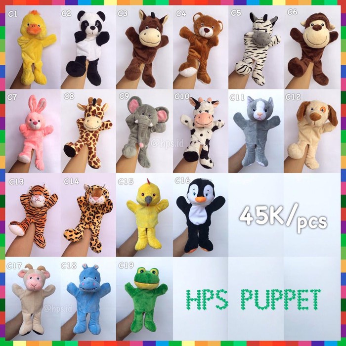 Boneka Tangan Binatang Yelvo