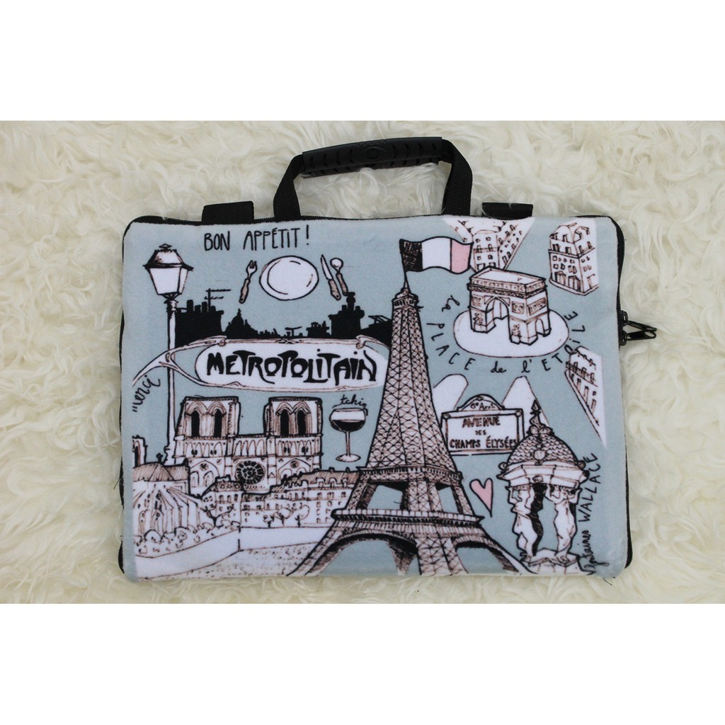 Motif Old Paris Metropolitain France Full Sablon Print 