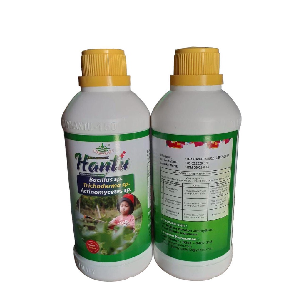 Trikoderma Tricoderma Jimmy Hantu + Fungisida Hayati 500ml Hormon Tanaman Unggul Trichoderma