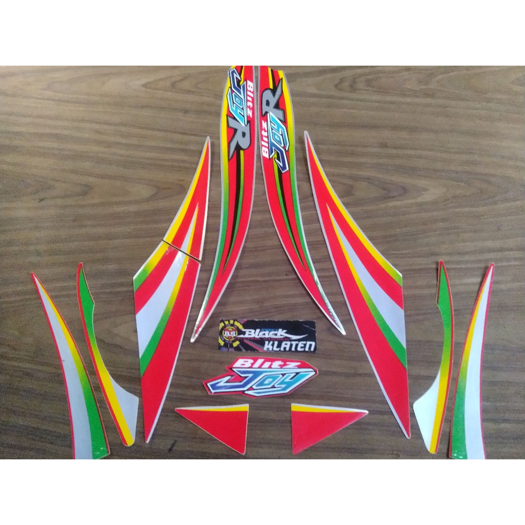 Janijando3 - Striping Stiker Motor Blitz Joy R & Blitz Joy VR Custom Super Glossy