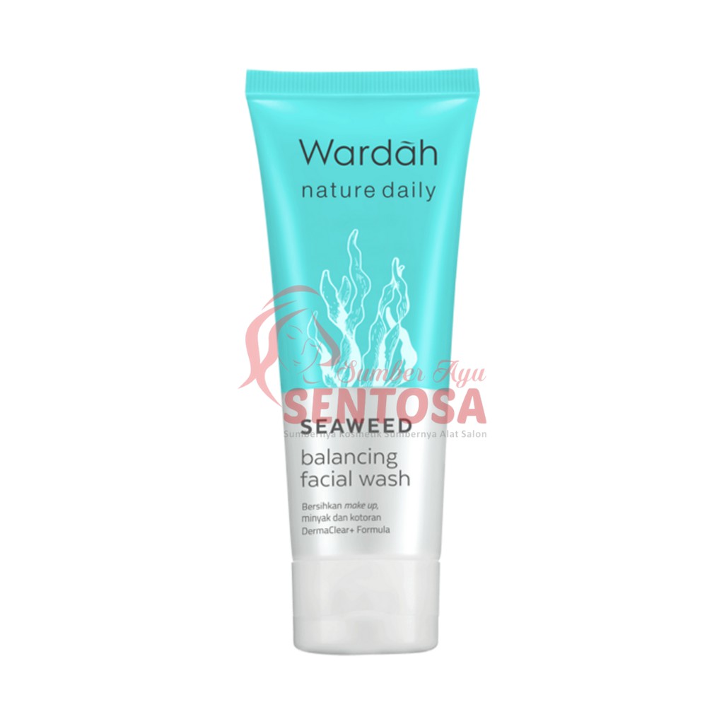 WARDAH NATURE DAILY SEAWEED BALANCING FACIAL WASH 60ML