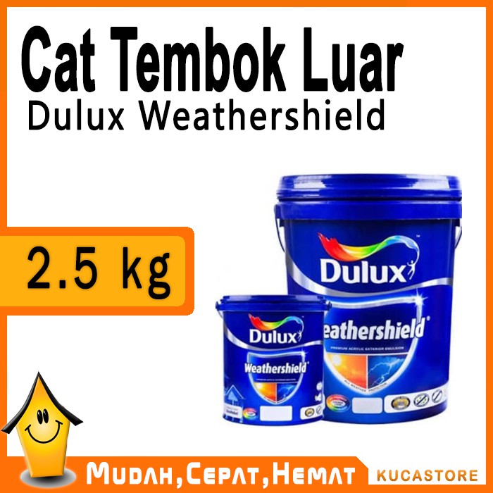 Cat Tembok Luar Dulux Weathershield 2.5 Liter